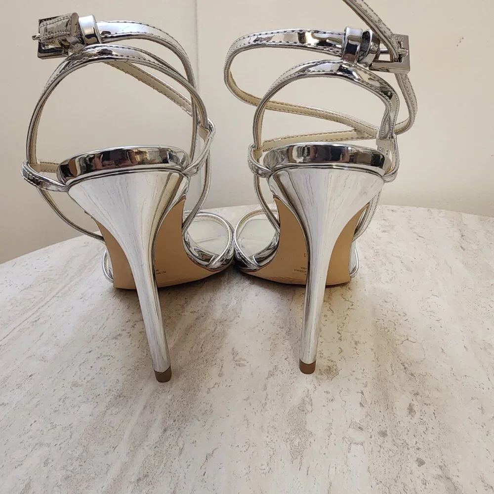 Calvin Klein Womens Tegin Str Silver 7.5M - A006 - Picture 2 of 11